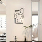 Line Art Metal Wall Decoration