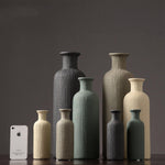 Neutral Ceramic Stem Vase