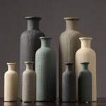 Neutral Ceramic Stem Vase