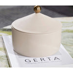 Ceramic Candle Jar with Lid