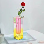 Gradient Square Vase
