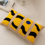 Abstract Embroidery Cushion Cover