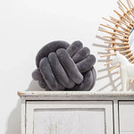 Knot Ball Suede Cushion