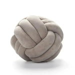 Knot Ball Suede Cushion