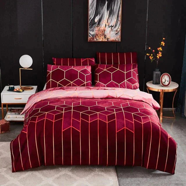 Geometric Duvet Cover Set