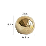 Gilded Sphere Vase