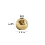 Gilded Sphere Vase