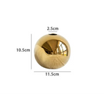 Gilded Sphere Vase
