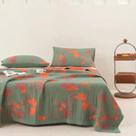 GinkgoQuilt Cotton Reversible Comforter Set