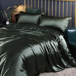 Silk Satin 4-Piece Bedding Set
