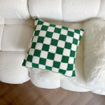 Fleece Check Cushion Cover