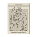 Abstract Line Art Canvas