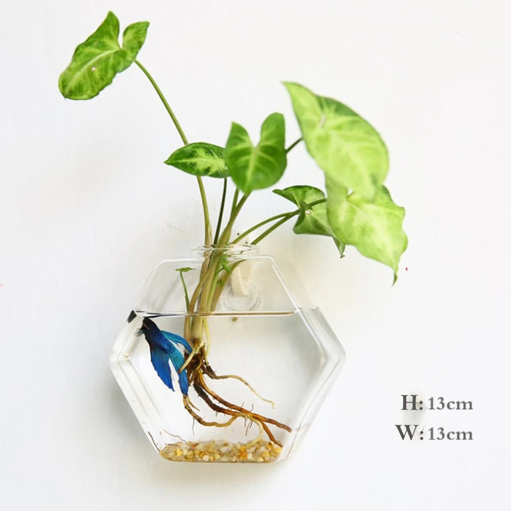 Glass Wall Vase