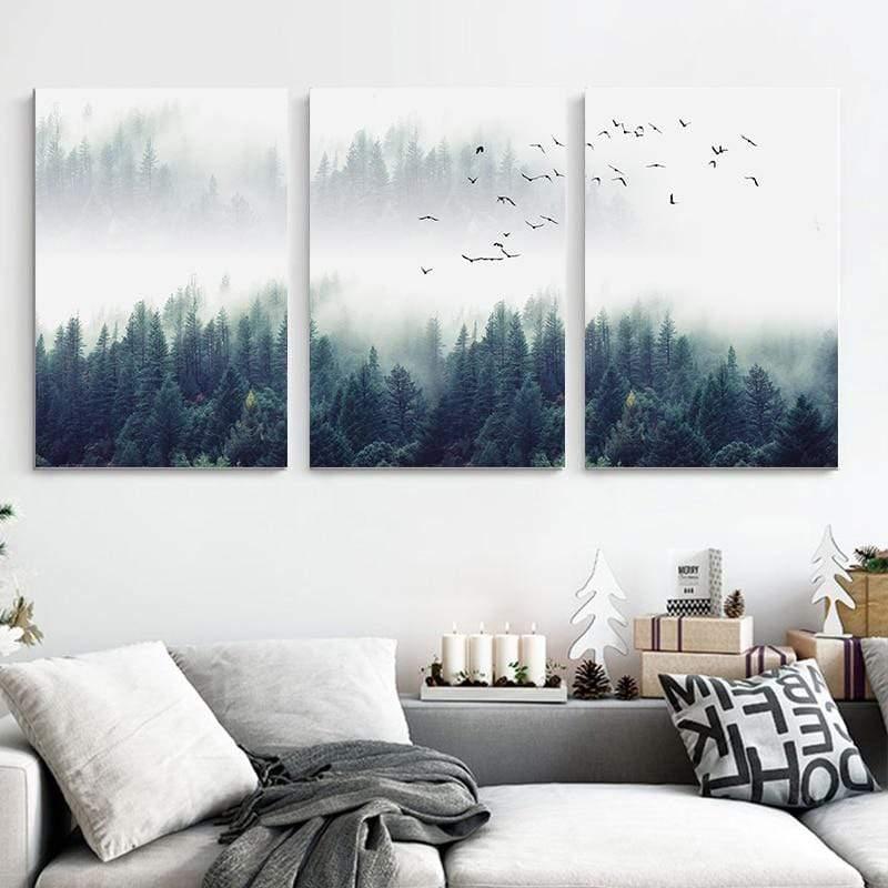 Nordic Forest Wall Art Set
